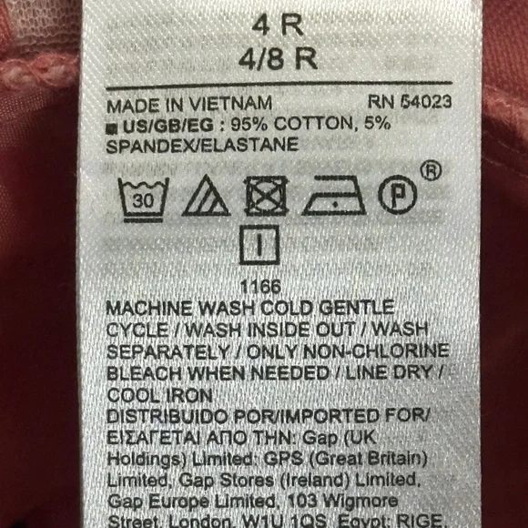 NWT: GAP Slim City Crop Pants - Picture 11 of 11